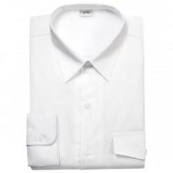 CHEMISE GN MANCHES LONGUES BLANCHE COL FERME 5 - 43/44 FEMME