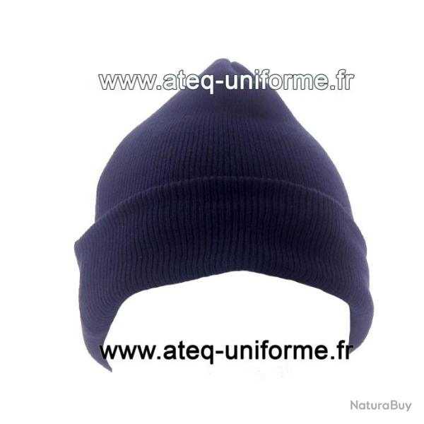 BONNET ACRYLIQUE Marine broderie au choix