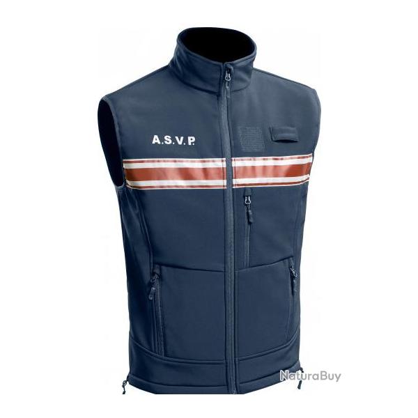 Gilet Sofshell sans manches A.S.V.P