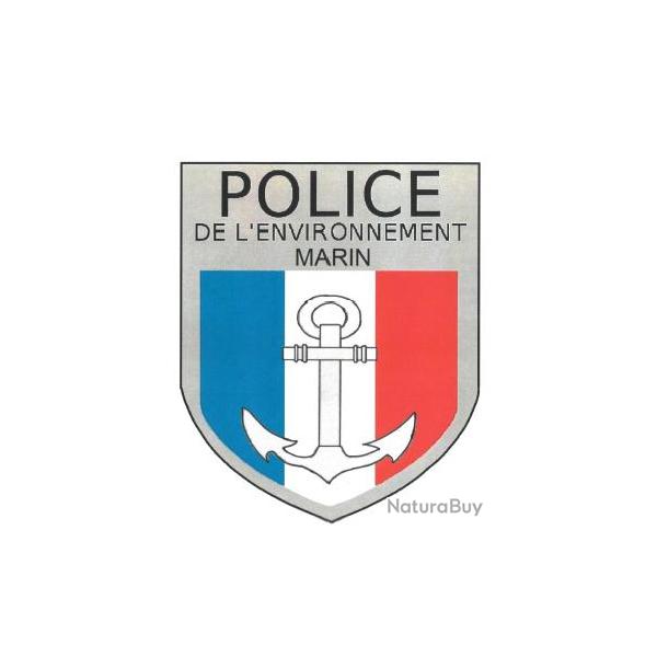 Ecusson brod� POLICE DE L'ENVIRONNEMENT MARIN