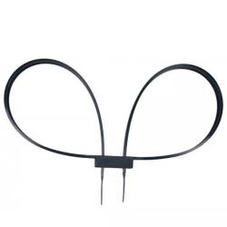 Double menottes jetables en plastique