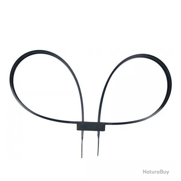 Double menottes jetables en plastique