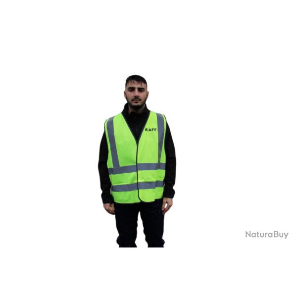 Gilet "STAFF" jaune EN 471 S/M