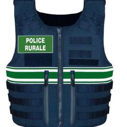 GILET PARE BALLES COMPLET ATTACHES MOLLES B.VERTES S