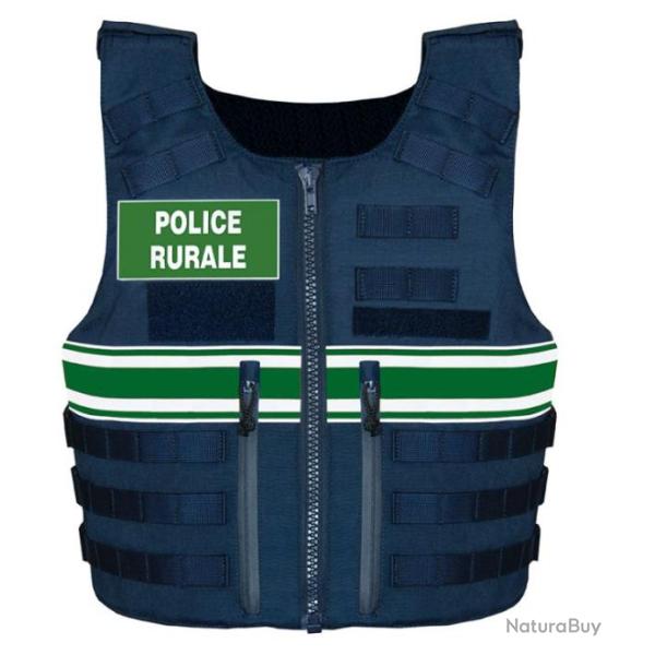 GILET PARE BALLES COMPLET ATTACHES MOLLES B.VERTES