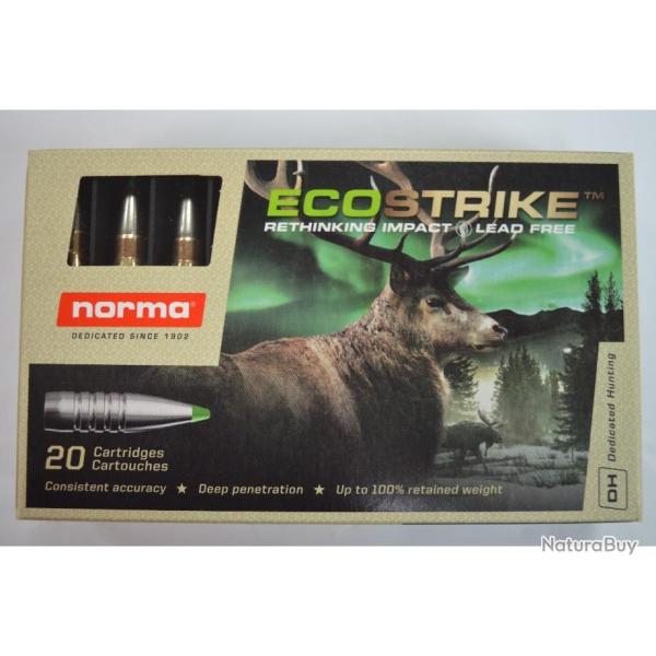 1 BOITE DE 20 MUNITIONS NORMA CALIBRE 300WM  OGIVE ECOSTRIKE 10.7 G / 165 GR NEUVE