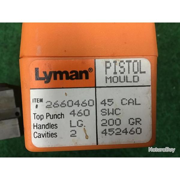 Moules LYMAN cal 45 200g