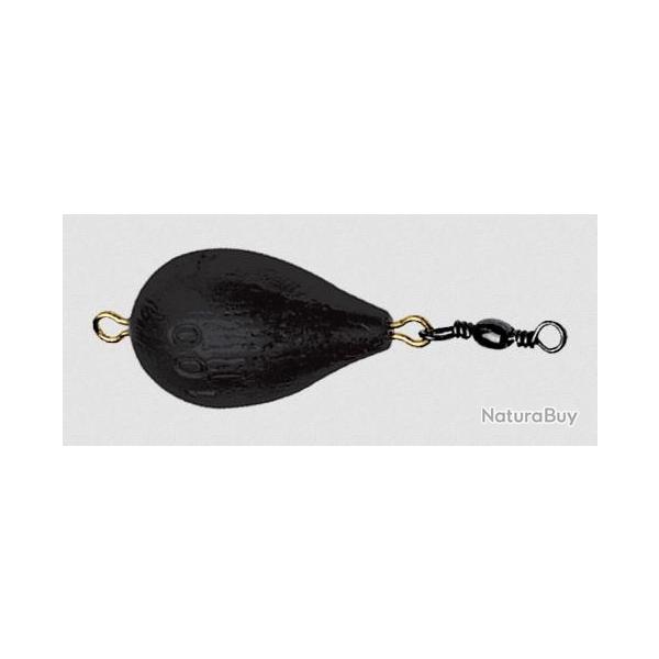 PLOMB SILURE CLONK PLASTIFIE PAR 1 100gr