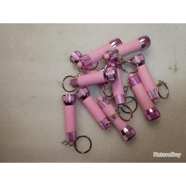lot de 10 lampes porte cls roses
