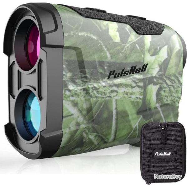 T�l�m�tre Chasse Golf 800/1200 Yards avec Mesure d'angle/Distance  Balayage 6X Grossissement