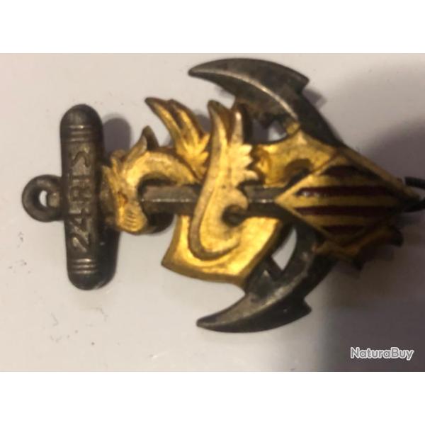 INSIGNE COLONIAL 24 RGIMENT TIRAILLEURS SNGALAIS