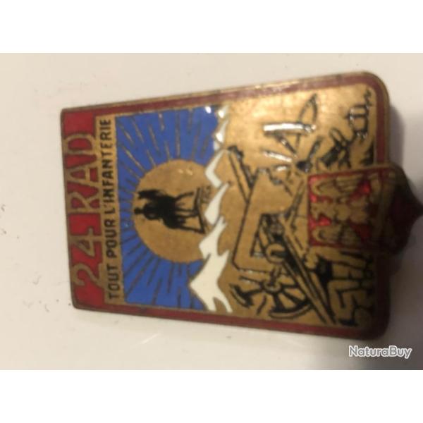 INSIGNE 24 R�GIMENT ARTILLERIE DIVISIONNAIRE