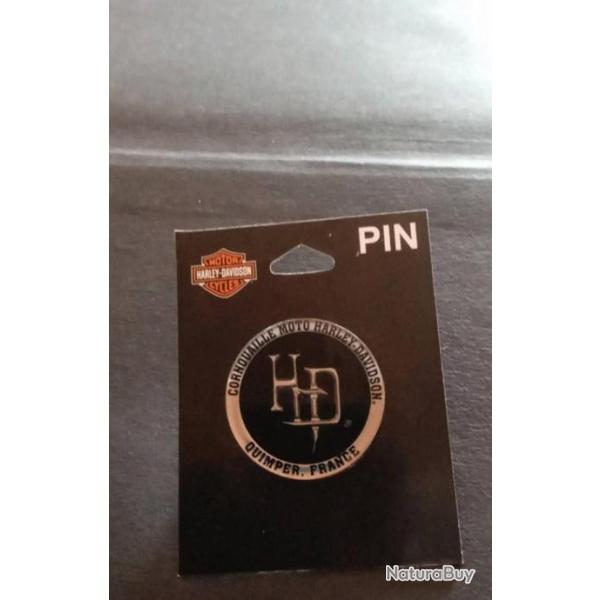 Pin's Harley Davidson Moto Quimper Cornouaille Rare Ref 5069