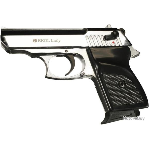 Pistolet alarme Ekol Lady cal.9mm pak Nickel�