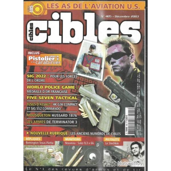 cibles 405 sig pro, fusils d'assaut police, fn five, les as de l'aviation us, mousqueton de hussard