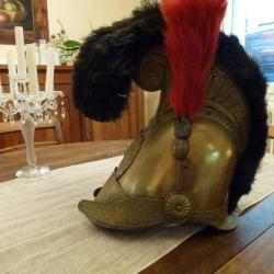Beau casque d'officier pompier de PASSY mod&egrave;le 1848