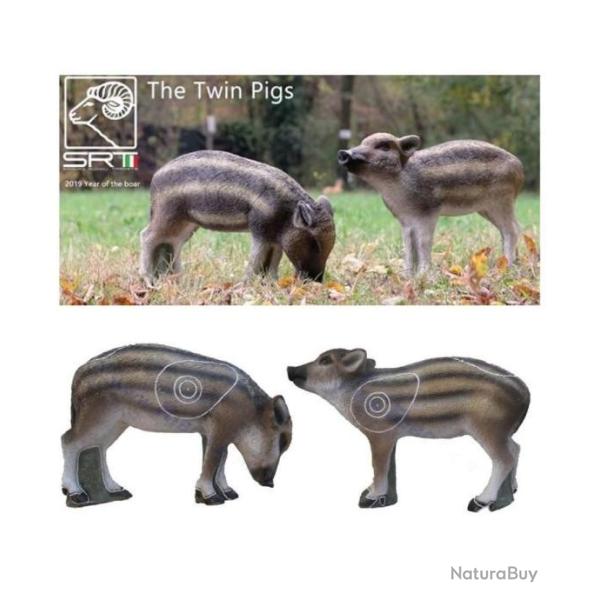 SRT - 2 CIBLES 3D TWIN PIGS