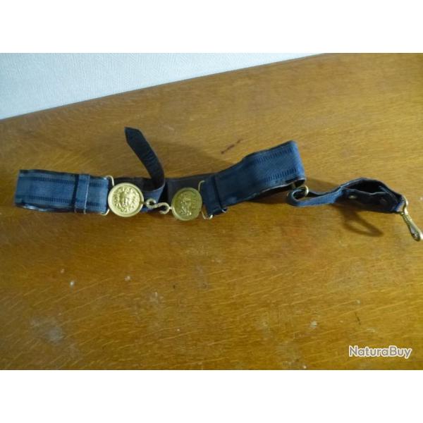 CEINTURON BLEU  DE CEREMONIE D OFFICIER SUPERIEUR MODELE 31