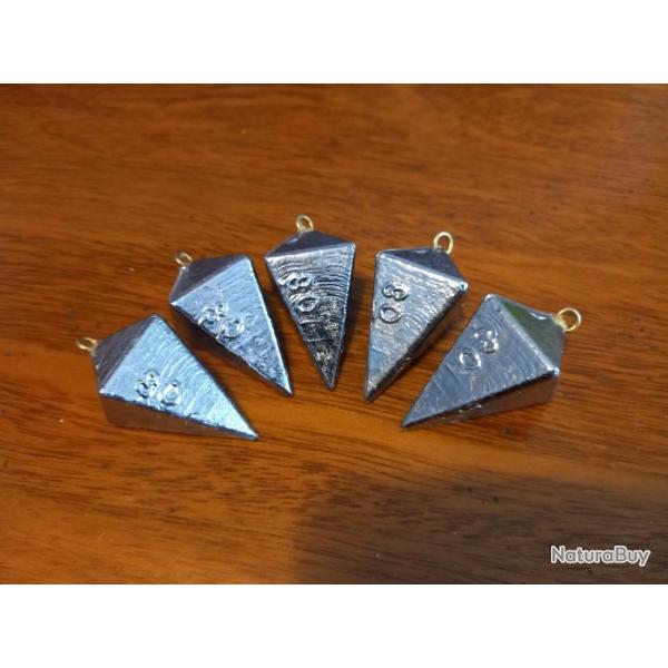 5 plombs portugais de 80g