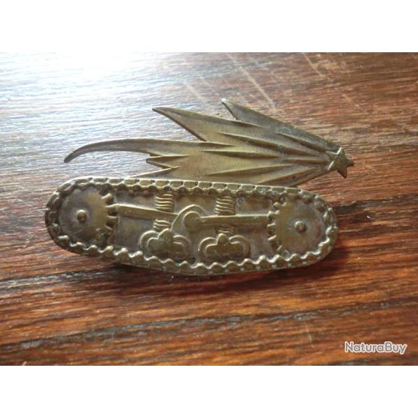 insigne brevet troupes motoris�es chars GRDI / GRCA WW2