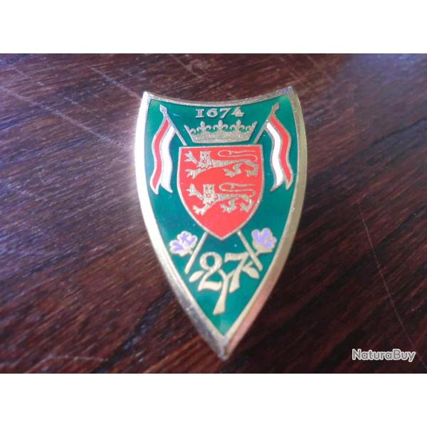 insigne 27 eme regiment de dragons AFN guerre d algerie A Bertrand  paris
