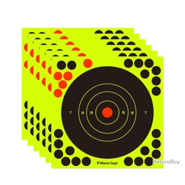 PACK DE 50 FEUILLES DE CIBLES, TIR auto adh�sifs