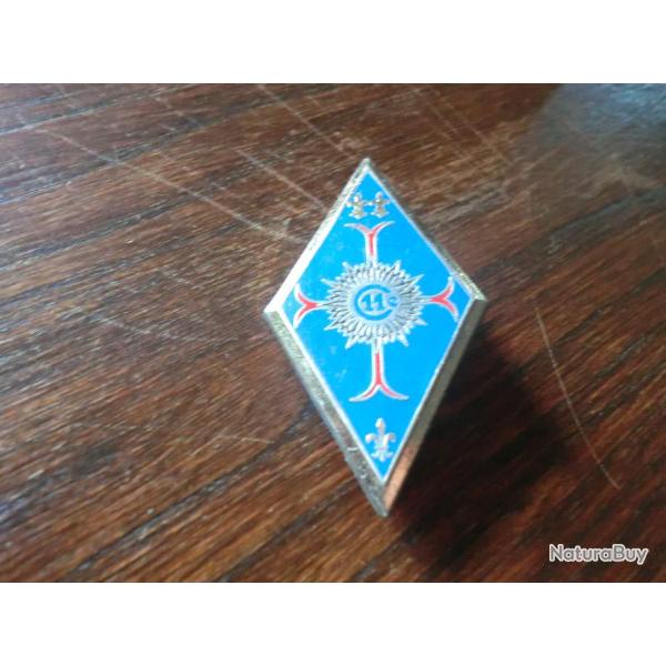 insigne 11e regiment de cuirassiers  / drago paris