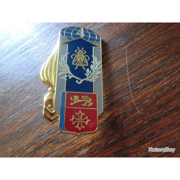 insigne 4e groupement logistique occitanie