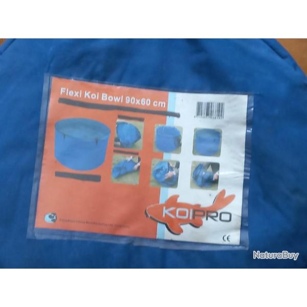 Bassin provisoire pour poissons de bassin    60 cm x 90 cm