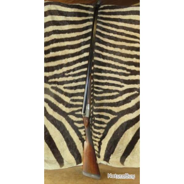 Fusil juxtapos W.W.GREENER cal.12/67 canons 69 cm 3/4 full crosse Anglaise - DD - extracteur