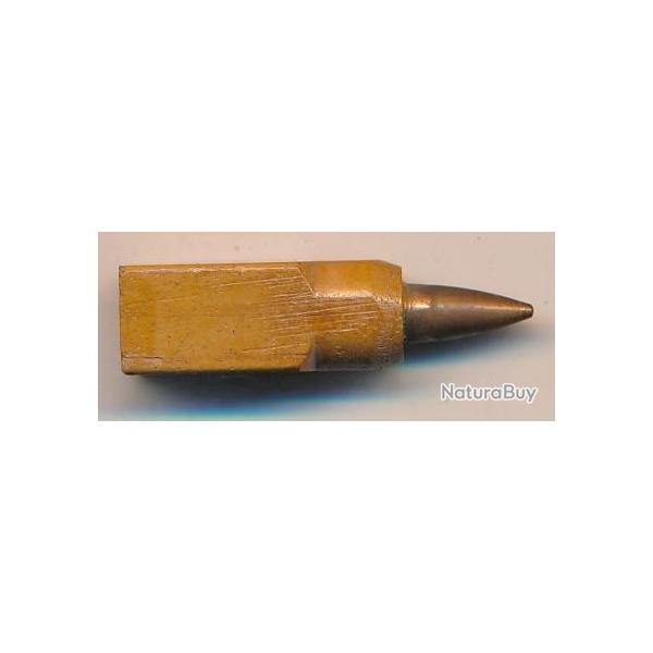 (11101) UNE CARTOUCHE  4,7X21 experimentale CASELESS (ALLEMAGNE)