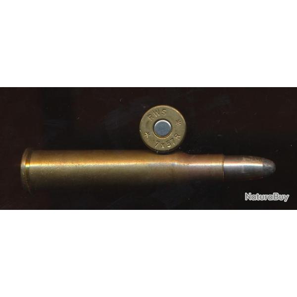 (11095) UNE CARTOUCHE DE CHASSE 7X57R  ALLEMAGNE-  Par HP Autriche