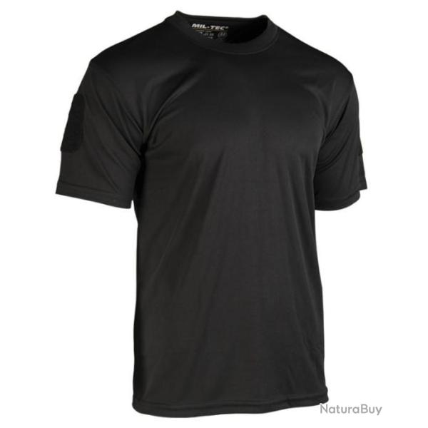 T-Shirt de sport QuickDry respirant noir
