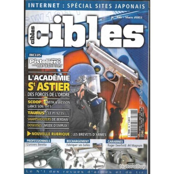 cibles 396 l'univers beretta, pistolet librator, s&w 1911, unique modle rd, hiram berdam et ses