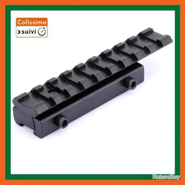 Adaptateur 11mm � 20mm  Dovetail Weaver Picatinny  - Livraison gratuite et rapide