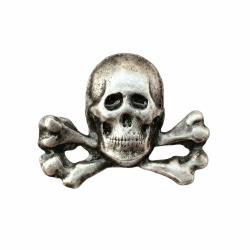Petite t&ecirc;te de mort - Hauteur : 18 mm Largeur : 25 mm