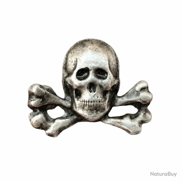 Petite t�te de mort - Hauteur : 18 mm Largeur : 25 mm
