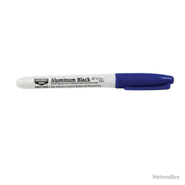 STYLO DE RETOUCHE FINITION M�TAL ALUMINIUM BLACK - BIRCHWOOD CASEY - Prix coutant !