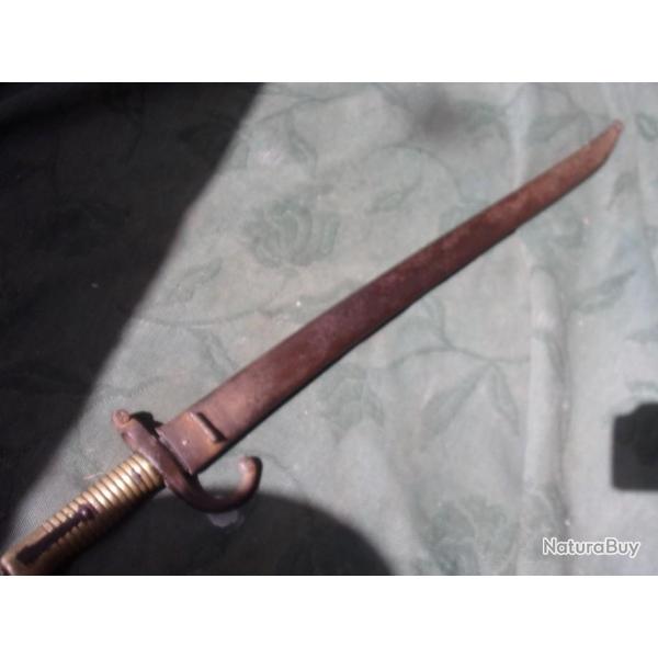 baionnette de Chassepot ( Manufacture Impriale de Mutzig )fvrier 1869