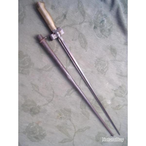 baionnette de  fusil lebel Rosalie