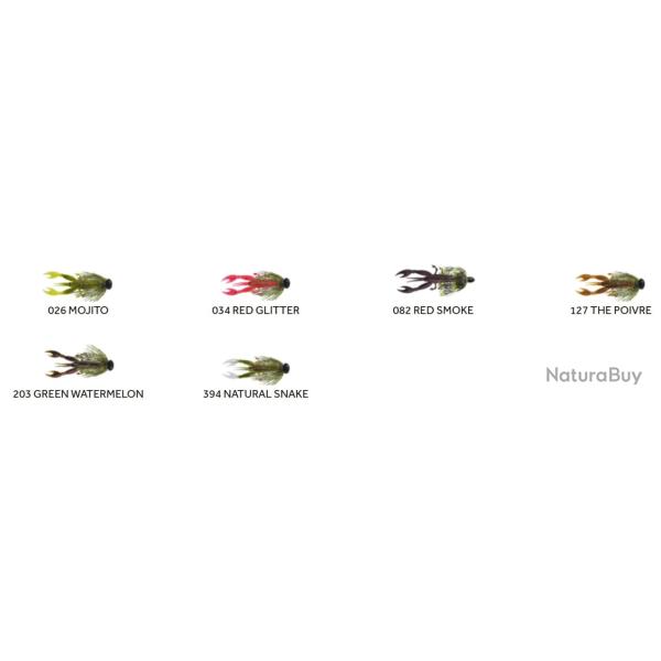 BASS CRAW MONTE JIG 8CM 5GR Th� poivr� 127