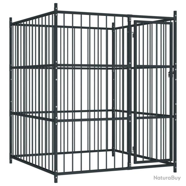 Chenil ext�rieur cage enclos parc animaux chien d'ext�rieur pour chiens 185 cm 02_0000340