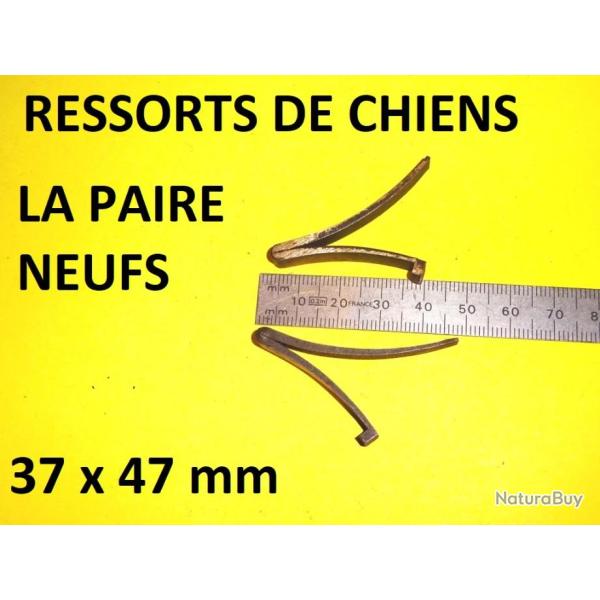 paire de ressorts de chien fusil 37 x 46mm largeur 5.42mm juxtapos� - VENDU PAR JEPERCUTE (D22C267)