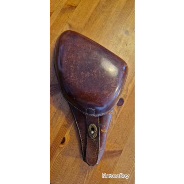 Etui revolver MAS 1892 CUIR  marron