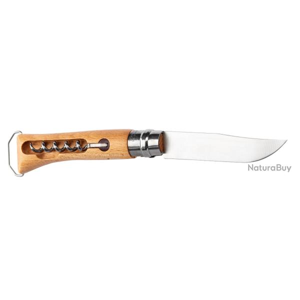 COUTEAU OPINEL NUMERO 10 - DECAPSULEUR TIRE-BOUCHON
