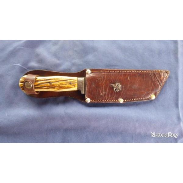 COUTEAU RECONVERTI SCOUT A PARTIR SPAHI OU GOUMIER WW2 A PRIORI/ MARQUAGE DOG 809