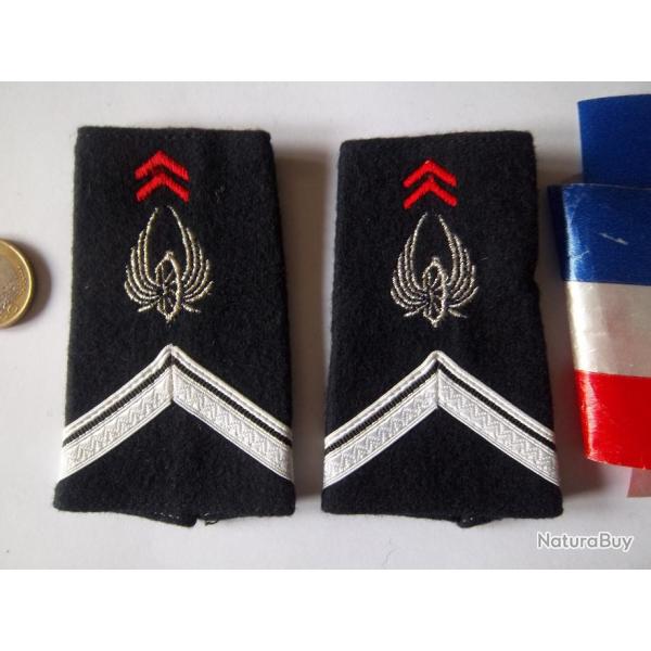 fourreaux d'�paule 1� classe ADL r�giment du train