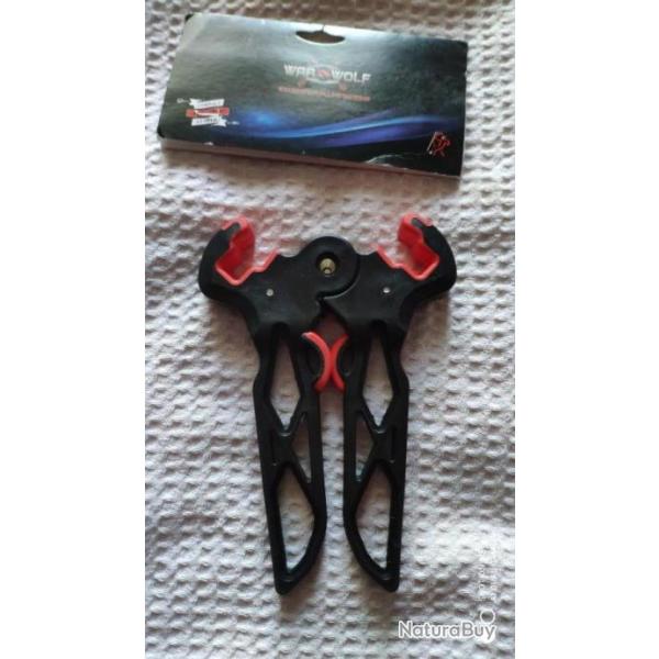 Repose arcs � poulies 5.8-Bow-Jack-MINI-MAXIMAL Dual-Pod Black / Orange TRUGLO