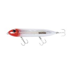 Super Spook 125mm 25gr Heddon Blanc t&ecirc;te rouge