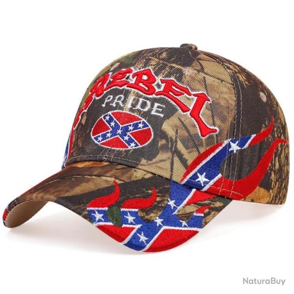 Casquette camouflage - Rebel Pride drapeau conf�d�r�